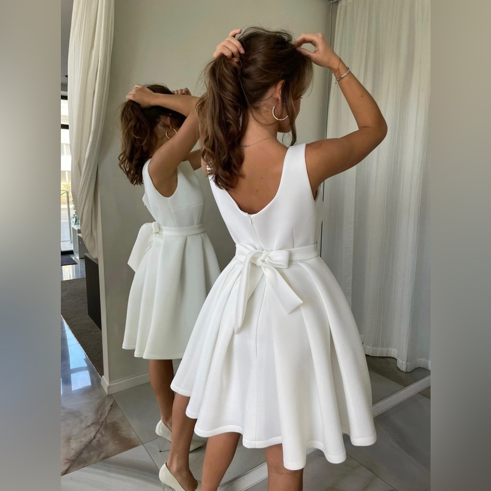 Little White Dress, Bridal, Size M